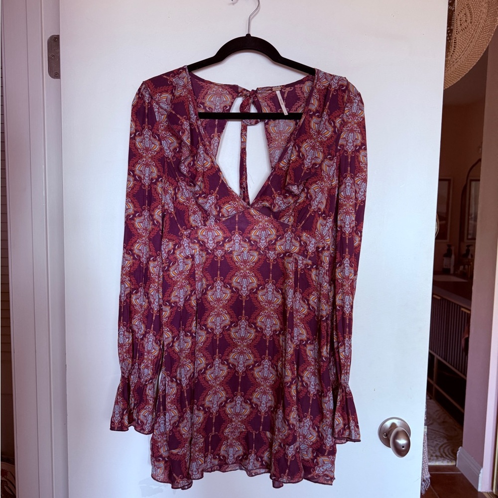 FP Long Sleeve Mini Dress